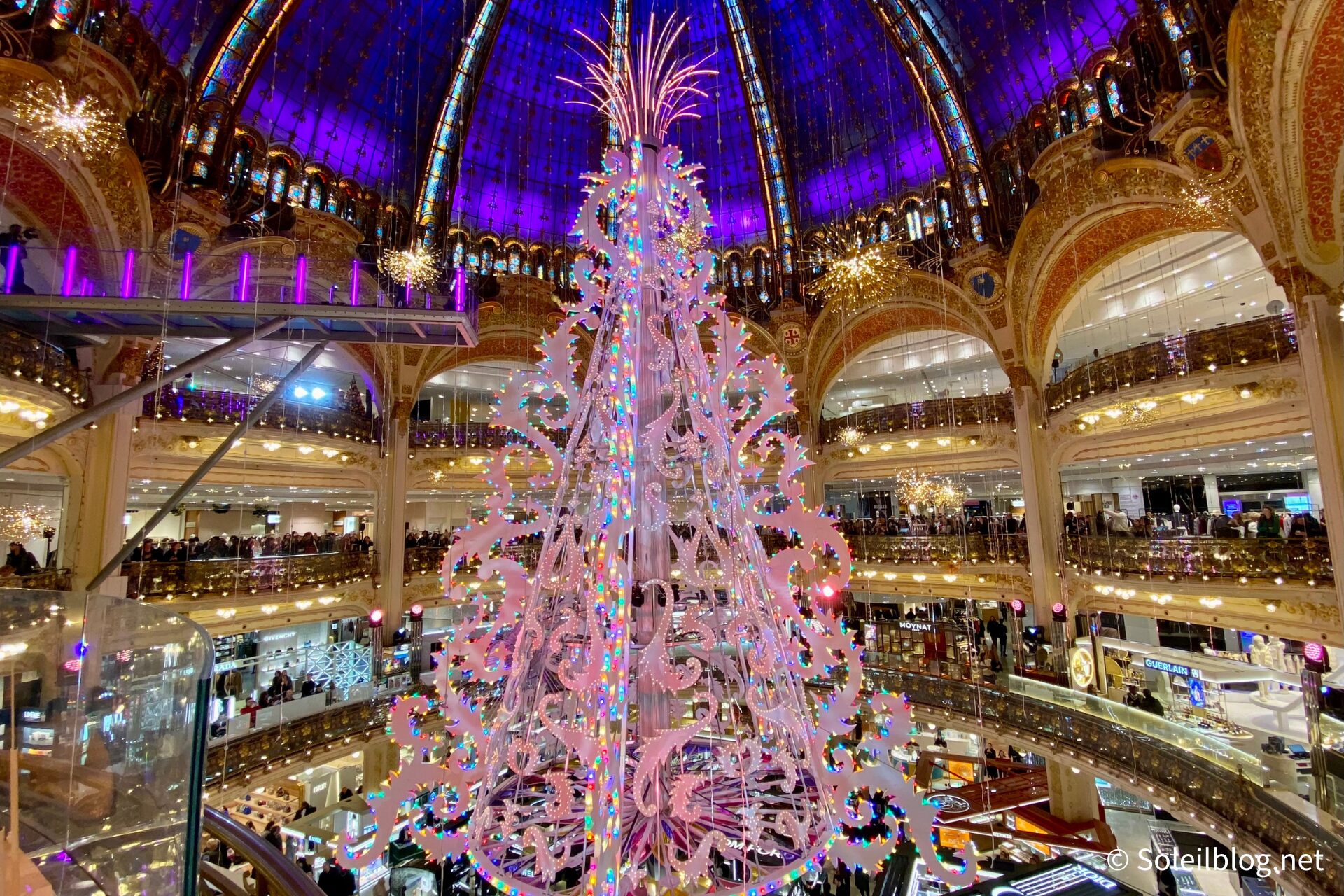 パリ ギャラリーラファイエットクリスマス, Galeries Lafayette Christmas