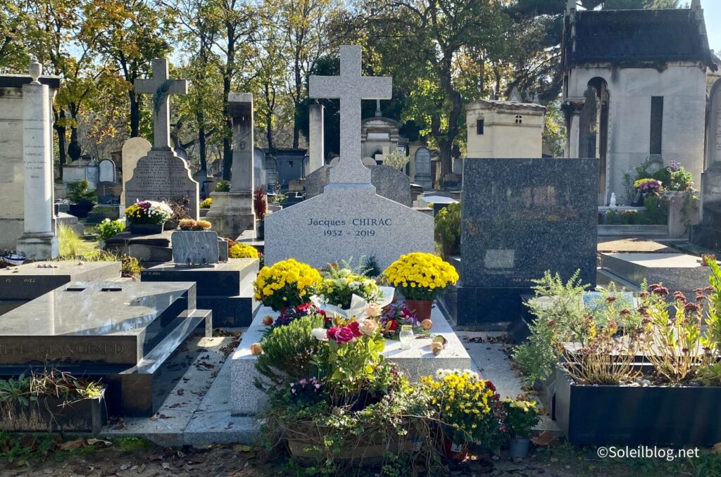 Toussaint, 諸聖人の日, モンパルナス墓地, Montparnasse Cemetery, シラク大統領墓, President Chirac's Tomb