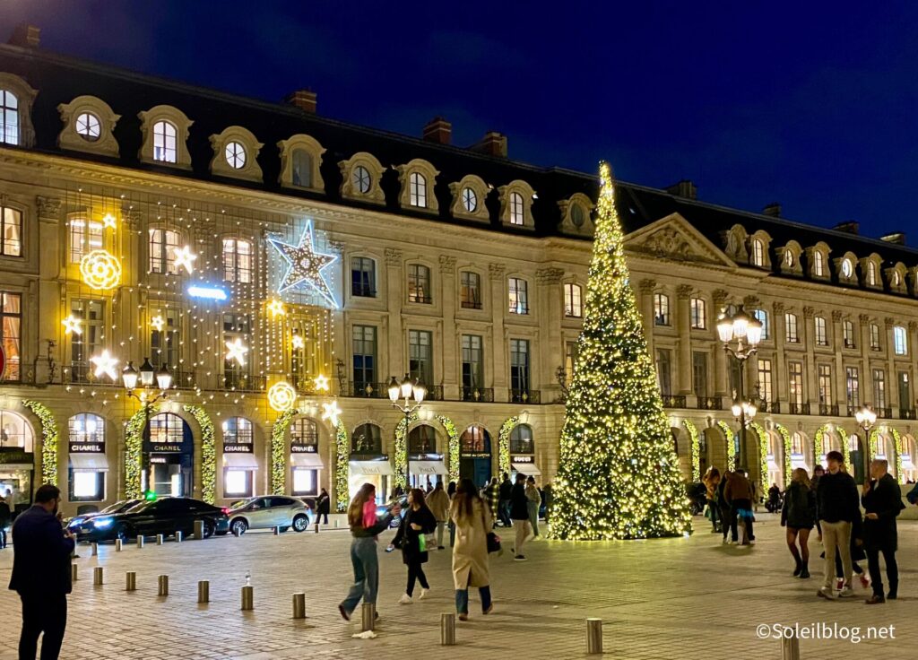 クリスマスイルミネーションヴァンドーム広場