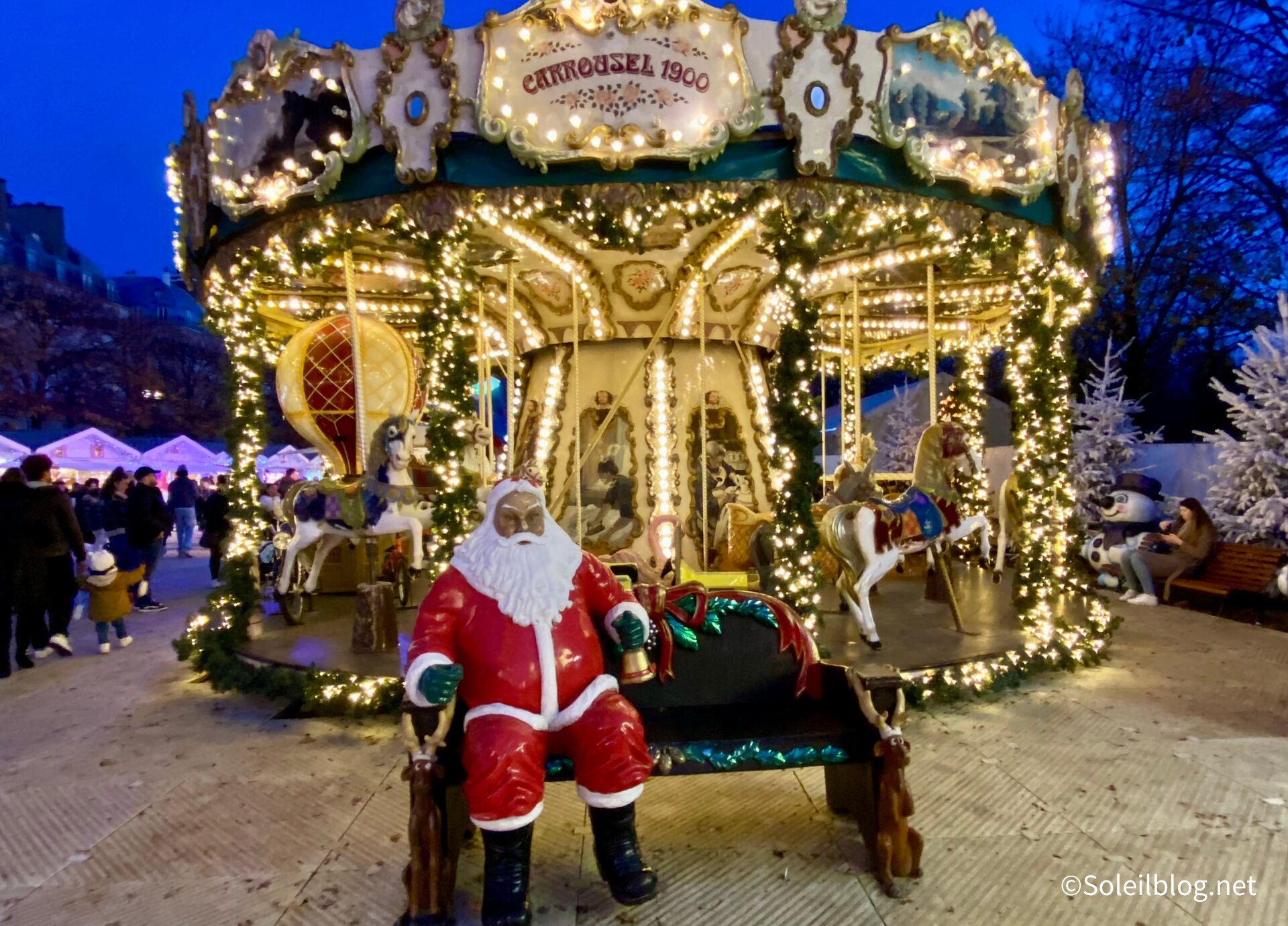 パリクリスマスマーケット、チュイルリー公園